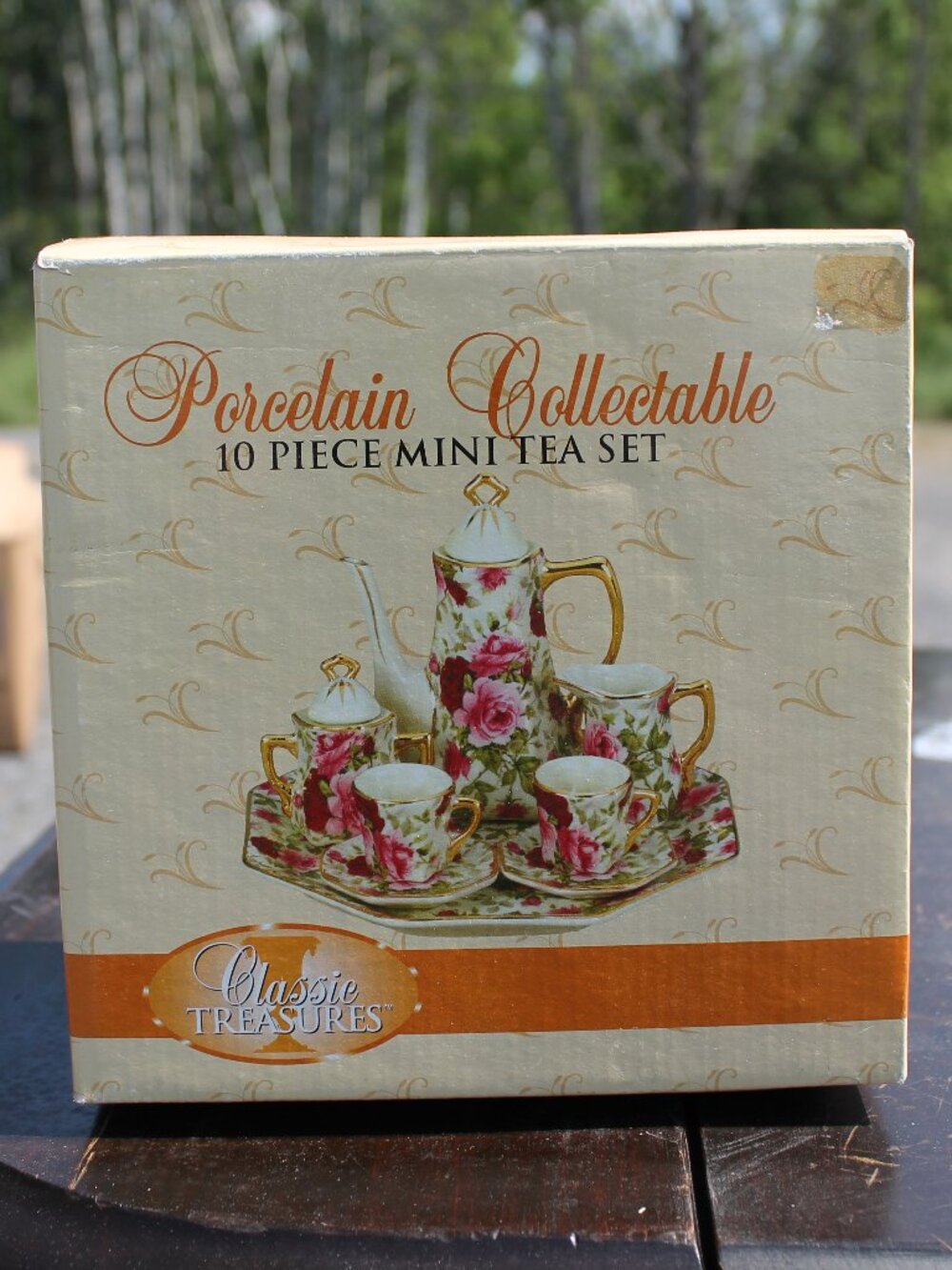 Classic Treasures Porcelain Tea Set